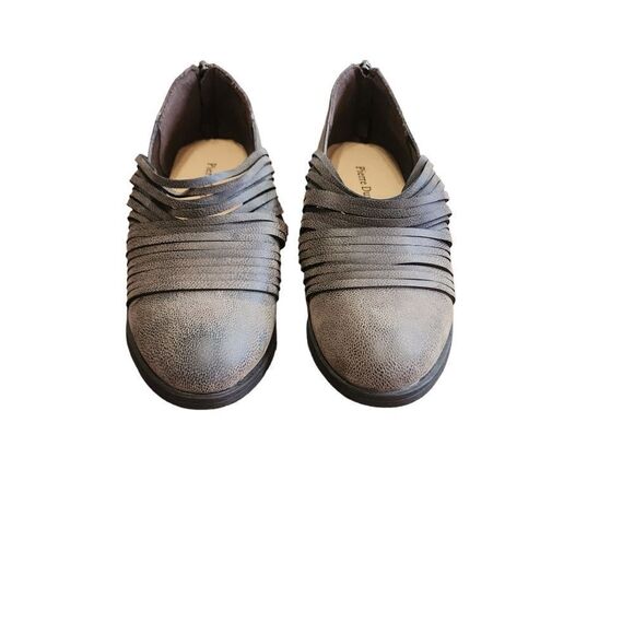 Pierre Dumas gray zip back booties sz 8.5 - Picture 4 of 4